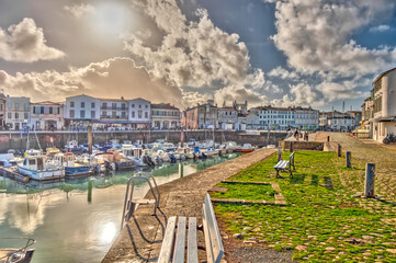 Canvas Print - Saint Martin de Ré, France, HDR Image