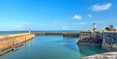 Canvas Print - Saint Martin de Ré, France, HDR Image