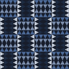 Ethnic seamless pattern of geometric shapes. Scribbles. Can be used for social media, posters, email, print, ads designs.