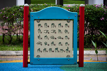 Sign Language Guide At A Playground