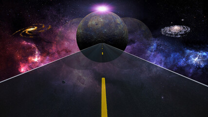 Wall Mural - planet mercury retrograde 3 d illustration