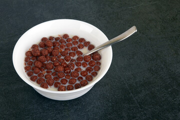 Wall Mural - Chocolate cereal balls