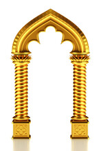 Classic Golden Arch Concept (3d Render)
