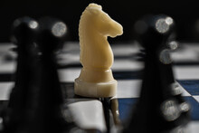 Horse Piece On Chessboard