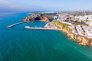 Wall Mural - Aerial from Albufeira in the Algarve Portugal