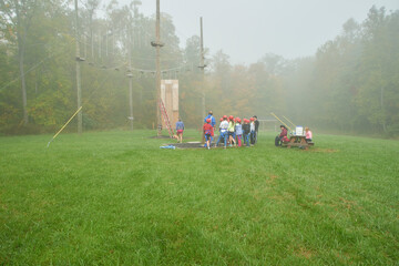 High Ropes and Team Building