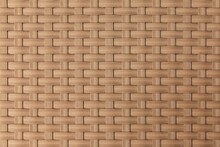 Brown Woven Rattan Wall Pattern And Seamless Background