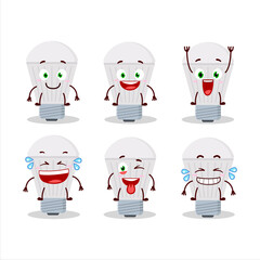 Sticker - Cartoon character of led with smile expression