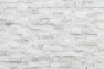 Wall Mural - White modern decorative natural stone for inside. Panel wall small marble brick background texture, decorative pattern quartz stone mosaic. interior decoration of the room