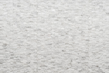 Wall Mural - White modern decorative natural stone for inside. Panel wall small marble brick background texture, decorative pattern quartz stone mosaic. interior decoration of the room