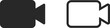 © katet - video camera icon . web icon set .vector illustration
