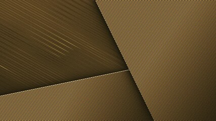 Wall Mural - geometric diagonal lines stripes metallic abstract decoration golden-brown template background as wa