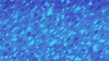 Blue Diamond Glass Triangle Geometric Mosaic Abstract Background