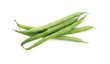 © New Africa - Fresh green beans on white background, top view