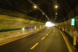 Fototapeta Perspektywa 3d - traffic in tunnel