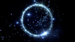 Star Glitter Sparkling Particles Fireworks sparkle 3D illustration.