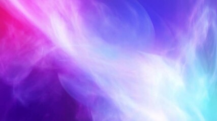 Wall Mural - magic colorful foggy light streaks animation. artistic blurry smoke effect copy space background.