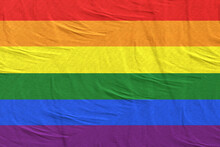 Full Frame Shot Of Rainbow Flag