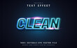 © Aglonemadesign - Clean text, blue neon style text effect