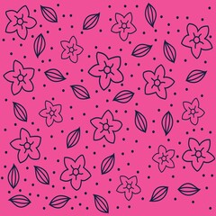 Wall Mural - Illustration pattern little flowers design for fashion or other products.