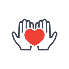 Sticker - Give love icon