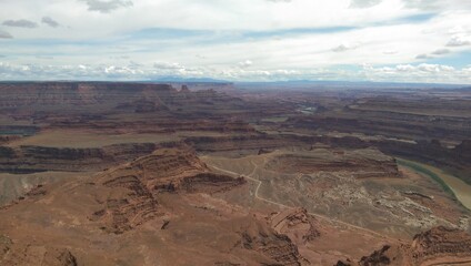 Wall Mural - Rock formations and cliffs at Dead Horse Point, Utah