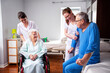 © didesign - Fellowship of the nursing home occupants and medical staff