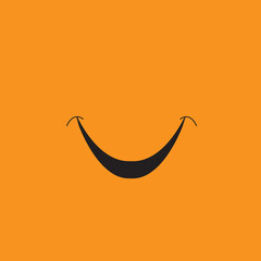 Wall Mural - Smile icon isolated on background. Trendy smile icon for sticker, wallpaper, greeting card, t shirt and poster. Useful web site, app, ui and logo template. Smile vector illustration