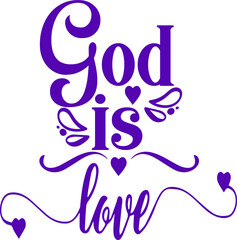 God Is Love, Christian Vector File