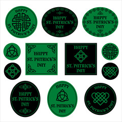 Wall Mural - Celtic Saint Patricks Day graphics