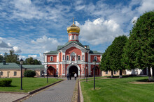 View Of The Church Of Philip, Metropolitan Of Moscow On The Territory Of The Valdai Iversky Monastery. Valdaysky District Of Novgorod Oblast, Russia. August 2020.