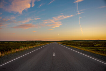 driving on a highway