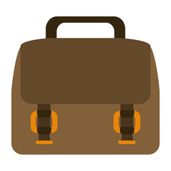 Poster - suitcase accessory work icon cartoon