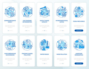 Wall Mural - social change catalyst onboarding mobile app page screen with concepts. climate justice walkthrough 