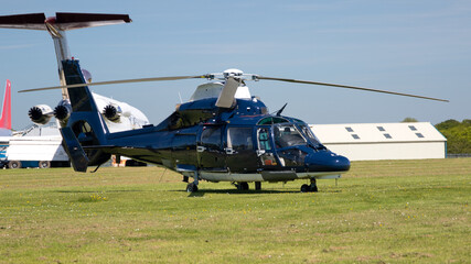 Wall Mural - Modern twin engined turbine helicopter. small utility