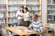 © JackF - Adult male student working in library, concept of adult education