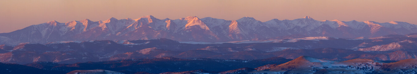 Wall Mural - Alpenglow on the Sangre de Cristo