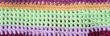 Panoramic Wool Pattern. Multi Colored Wool Thread Yarn Background Texture