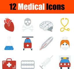 Canvas Print - Medical Icon Set