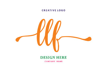 LLF lettering logo is simple, easy to understand and authoritative