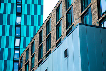 Canvas Print - Sheffield brick buildings