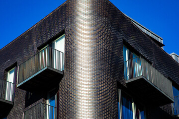 Canvas Print - Sheffield brick buildings