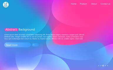 Wall Mural - abstract website template with gradient. presentation modern minimal blur background.