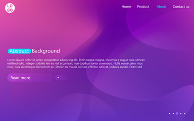 Wall Mural - abstract website template with gradient. presentation modern minimal blur background.