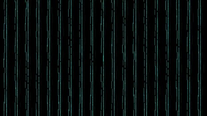 Wall Mural - isolated black background. futuristic technology design. abstract mesh of moving threads. 3d illustr