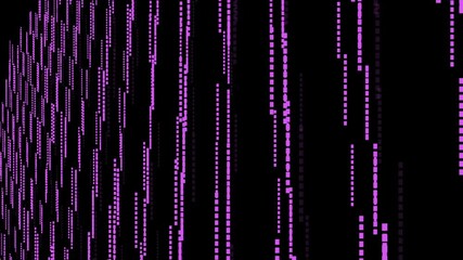 Wall Mural - isolated black background. futuristic technology design. abstract moving web. 3d illustration. holid