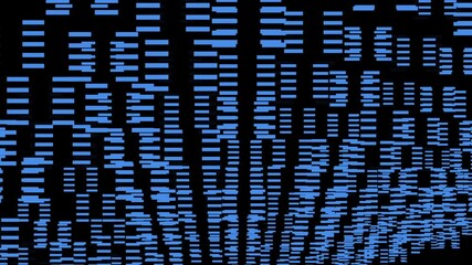 Wall Mural - isolated black background. futuristic technology design. abstract mesh of rectangles. festive decora