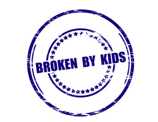 Wall Mural - Broken by kids