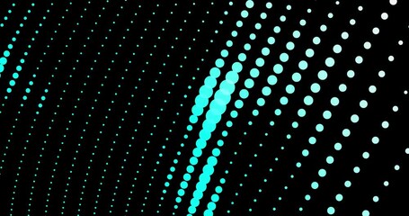 abstract background with blinking particles. concept footage for data transfer and internet communic