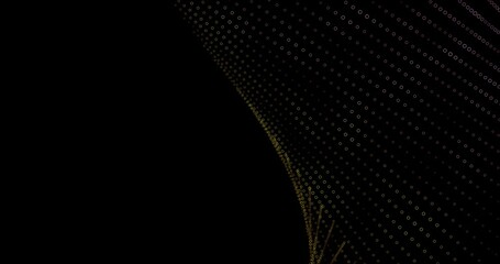 Wall Mural - abstract background with blinking particles. concept footage for data transfer and internet communic